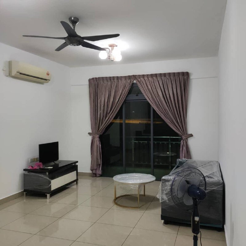 Fully Furnished 2-Room High-Rise for Rent at D’secret Garden, Kempas Indah